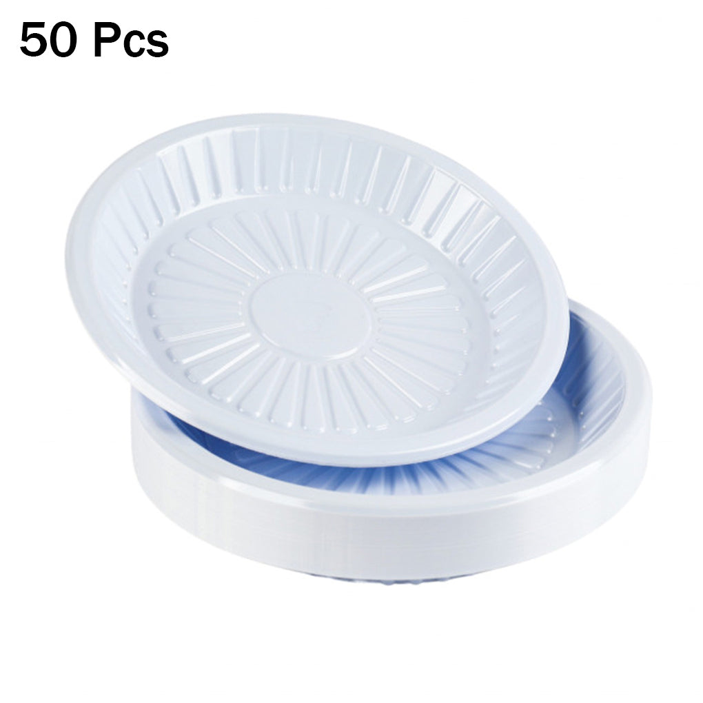 Disposable Plastic Round Plate Size 22" - 50 Pcs (HP-RP26)
