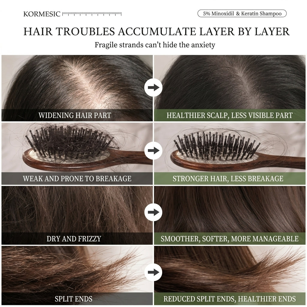 Kormesic 5% Minoxidil & Keratin Shampoo - 265g