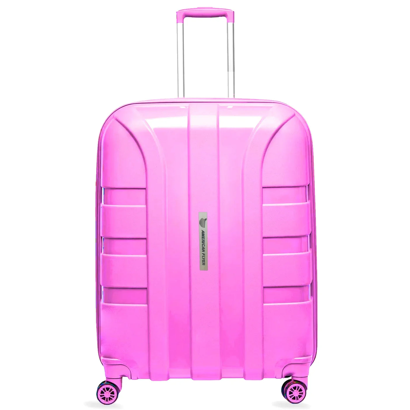 American Flyer Luggage Bag 28 Inch Check-in Luggage Trolly - Pink
