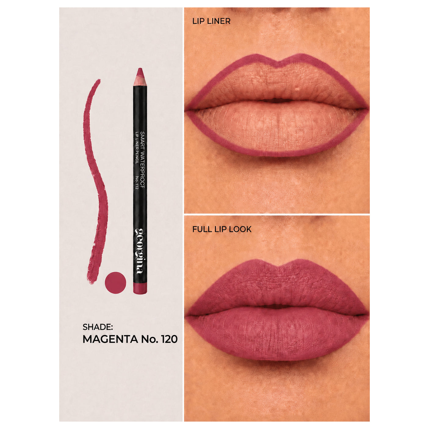 Georgina Smart Waterproof Lip Liner Pencil