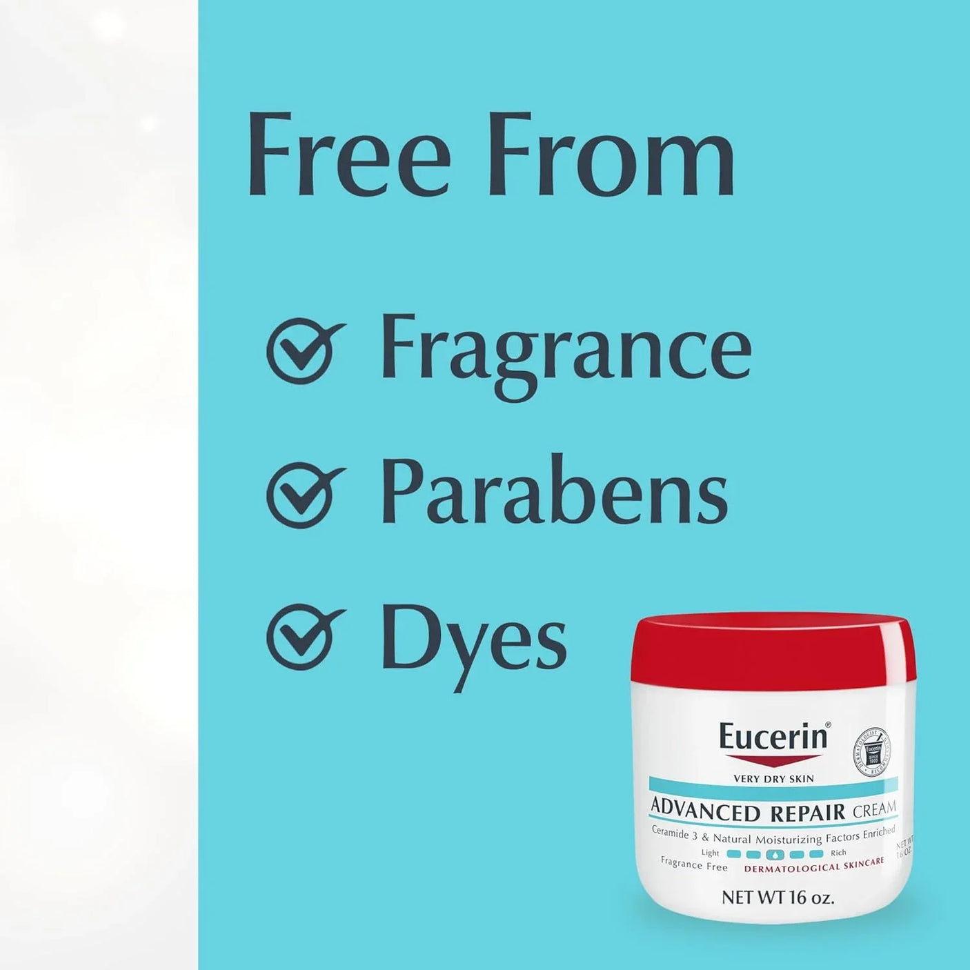 كريم الإصلاح المتقدم Eucerin Advanced Repair Cream - 454غم