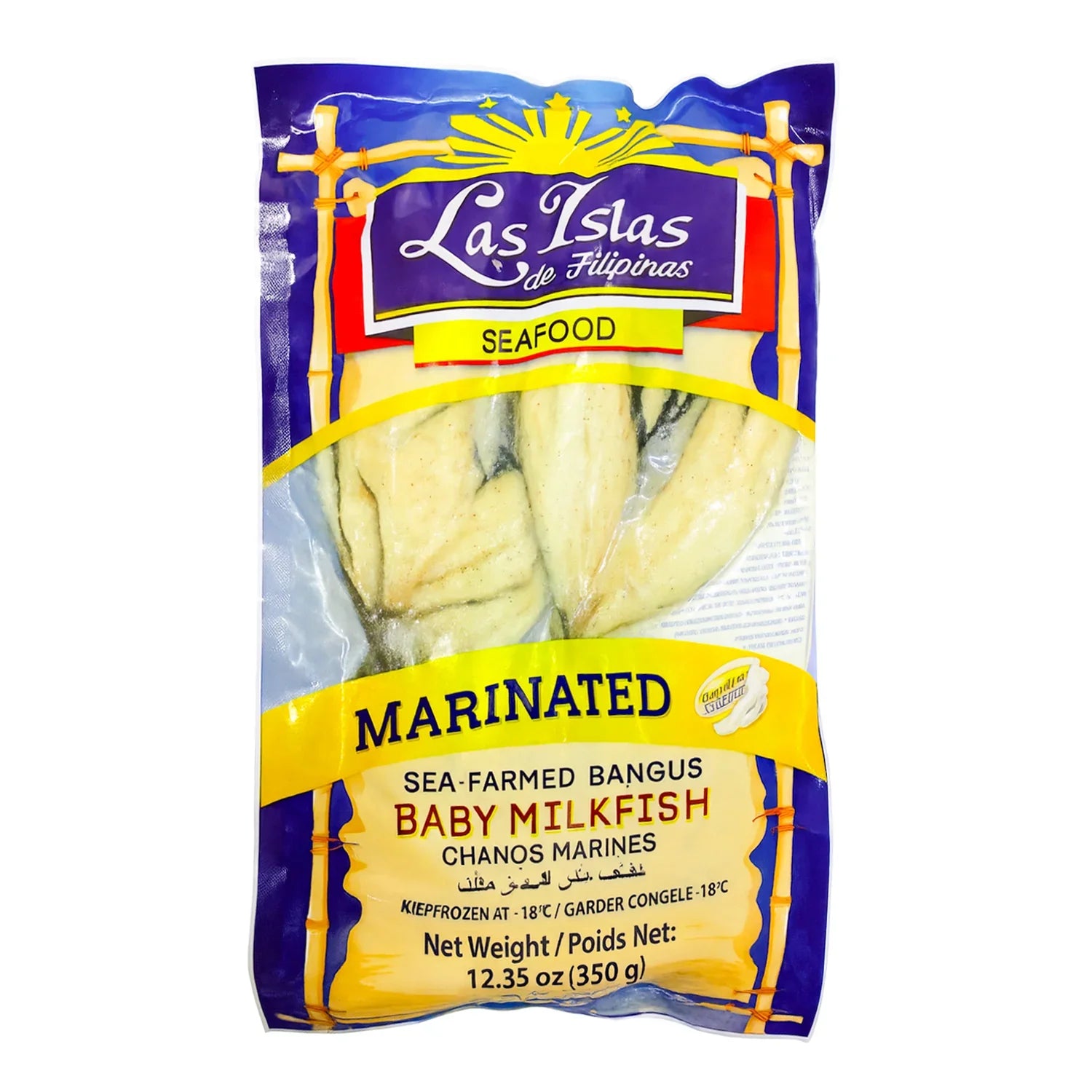 Las Islas De Filipinas Marinated Baby Milkfish - 350g (Frozen)