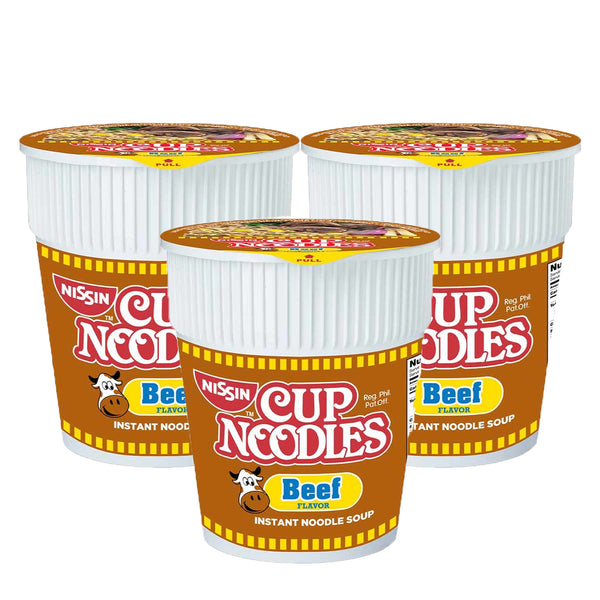 Nissins Cup Noodle Beef 60g (2+1) Offer