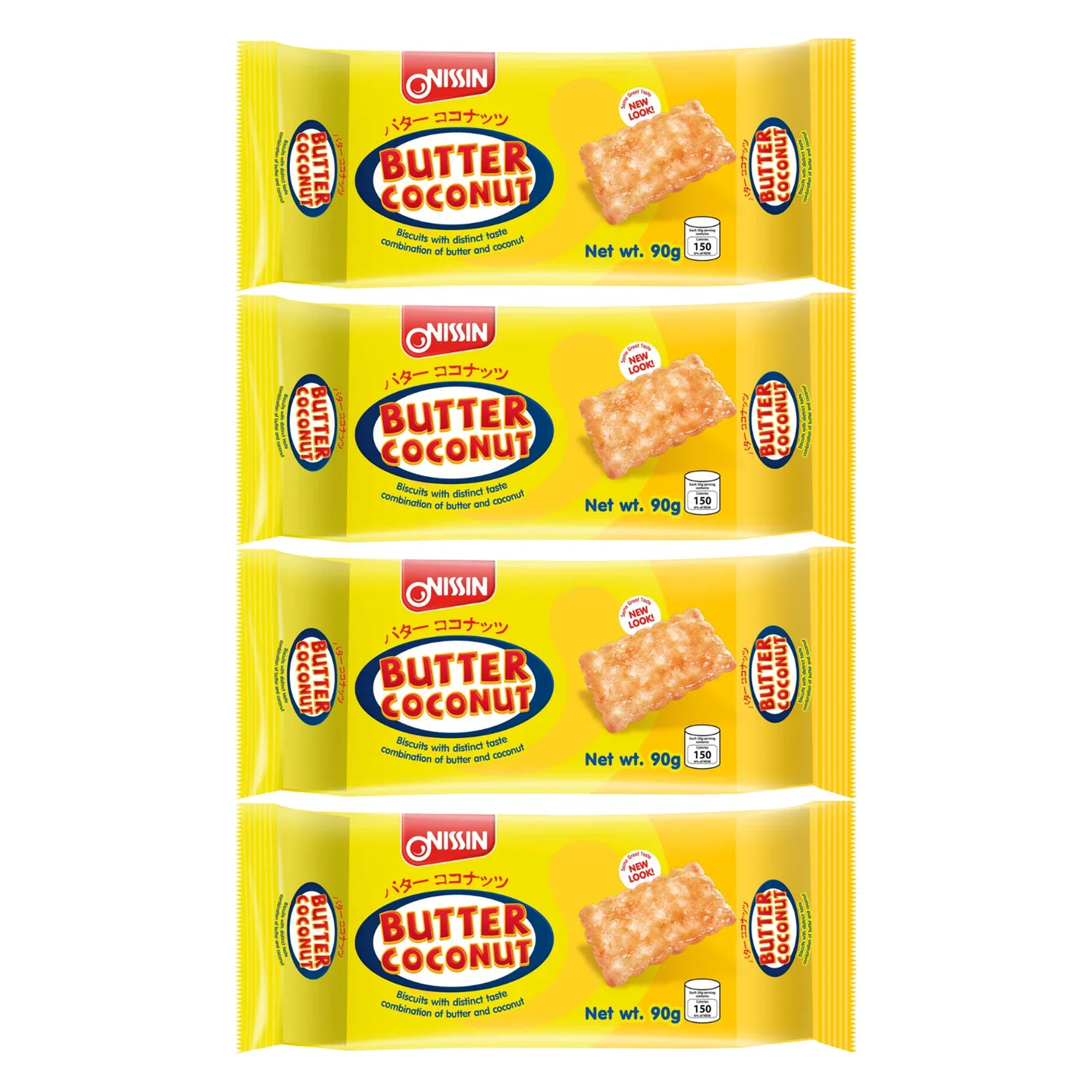 Nissin Butter Coconut Biscuits - 90g (3+1) Offer