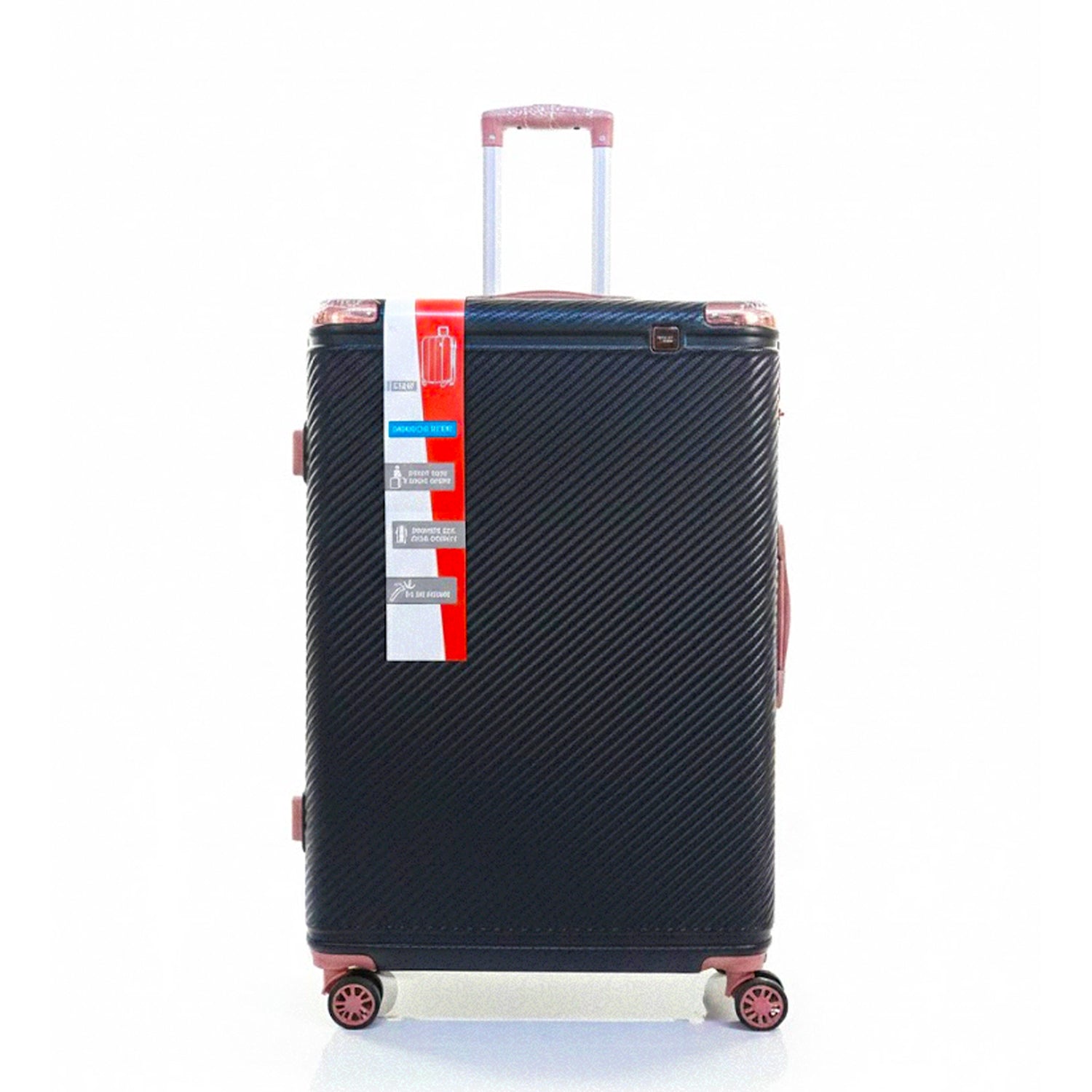 American Flyer Luggage Bag 26 Inch Check-in Luggage Trolly - Black