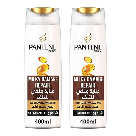 Pantene Milky Damage Repair Shampoo 400ml x 2pcs