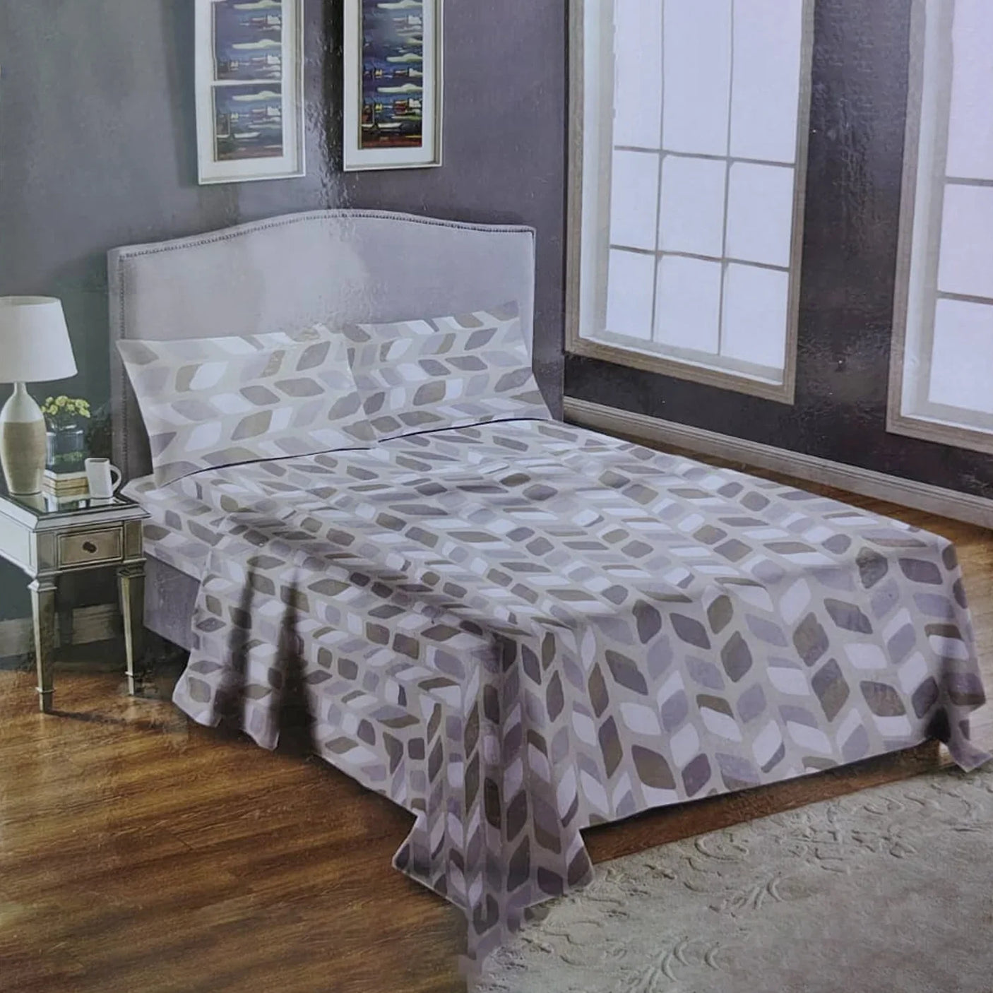 Active High Quality Bed Sheet With One Pillow Cover - 150 x 230 CM