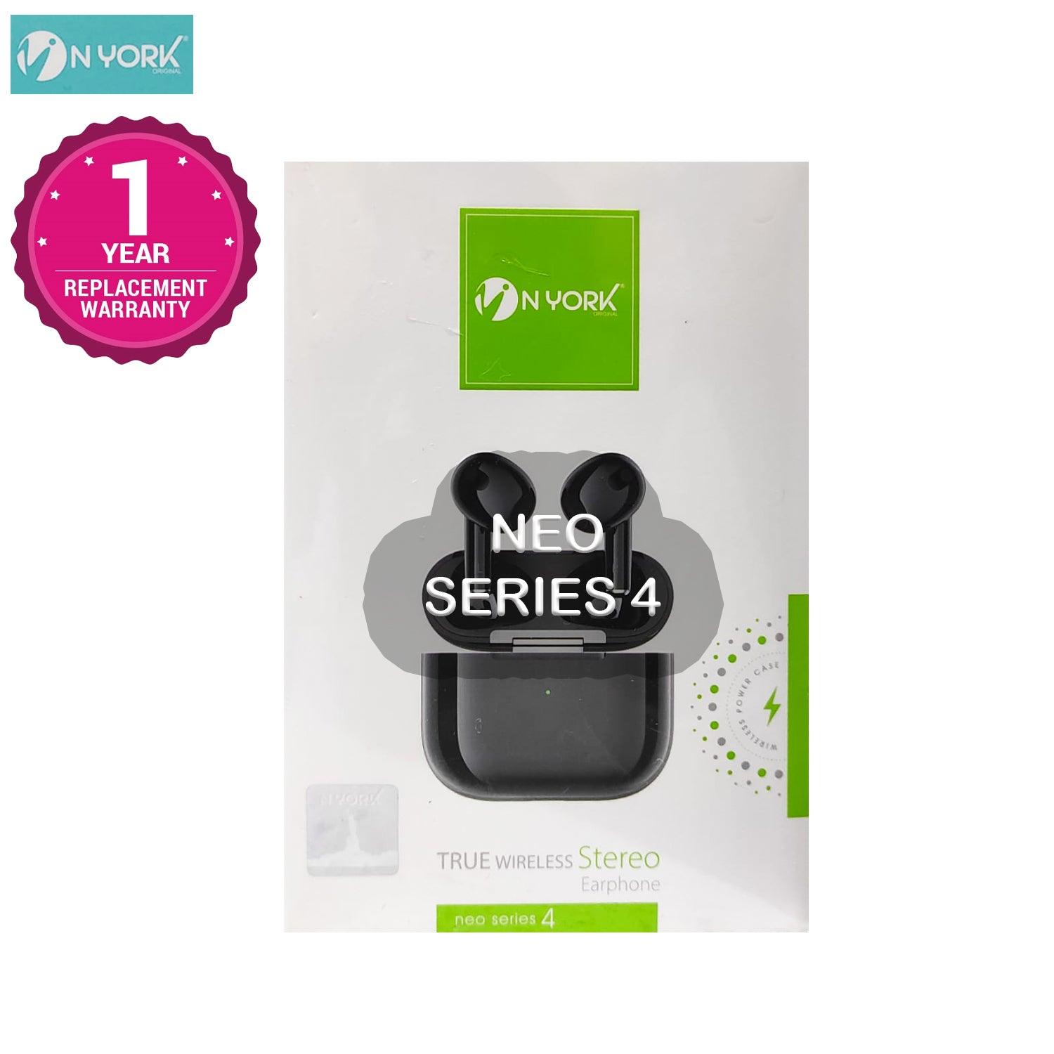 N York True Wireless Stereo Earbuds Neo Series 4 - BE720