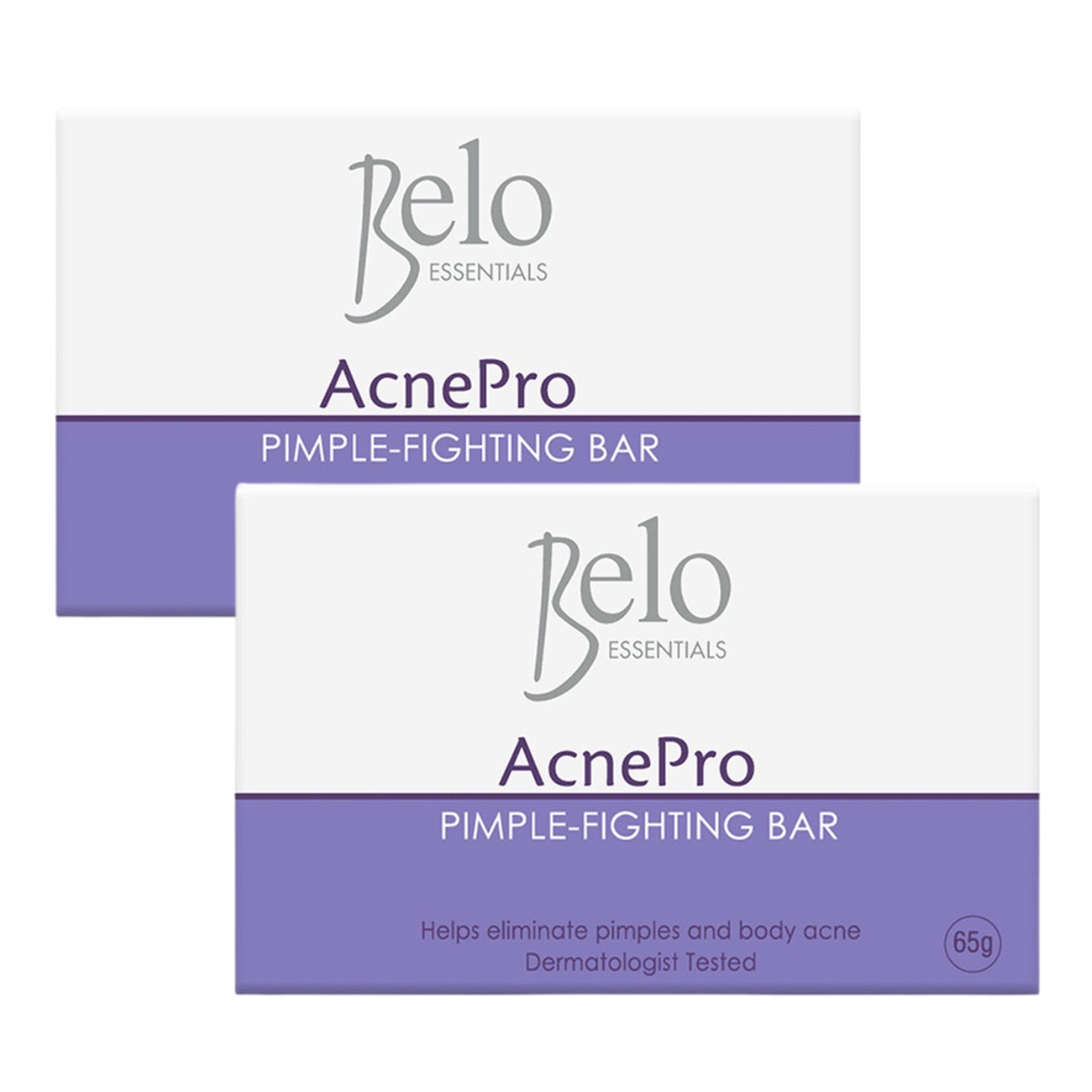 Belo AcnePro Pimple-Fighting Bar - 65g (1+1) Offer
