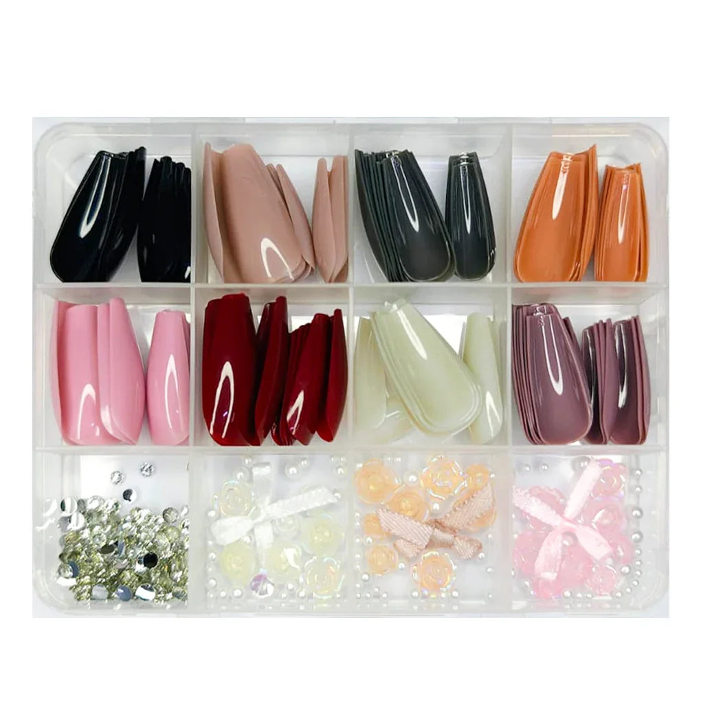 Nails Decoration 3D Multi Shapes Fake Nails