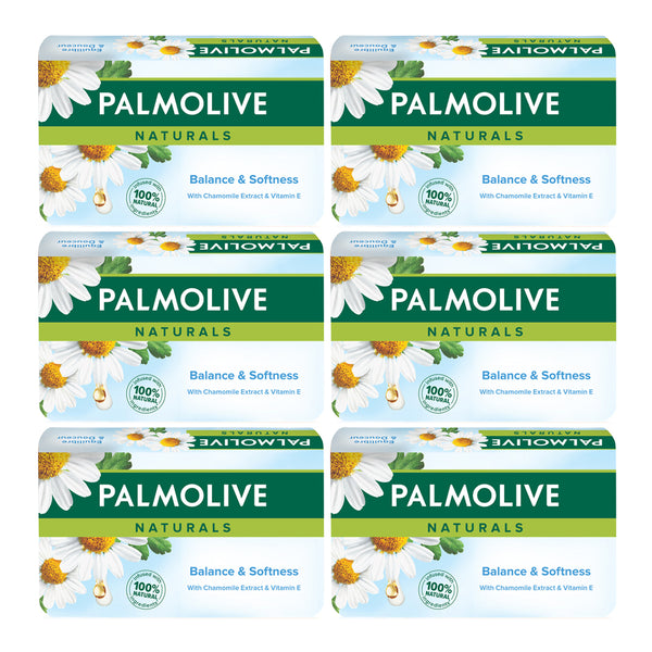 Palmolive Naturals Balanced & Softness Bar Soap - 6 × 150g