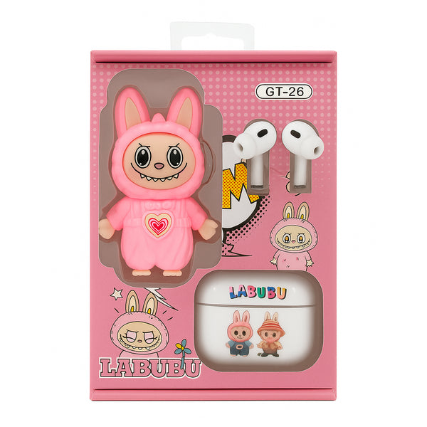Labubu Wireless Earbuds With Face Changing Toy GT-26