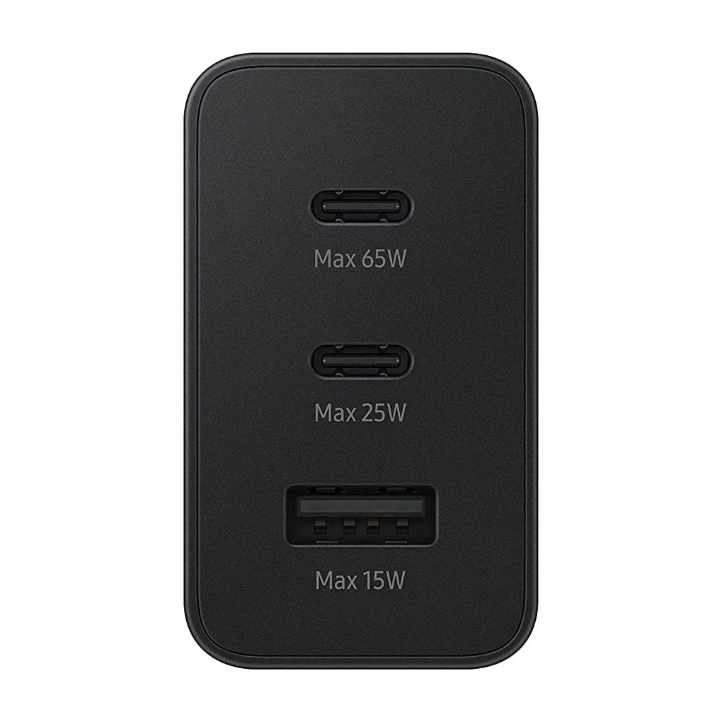Trio Port 65W Fast Charging PD Power Adapter