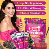 Fitgum Acai Berry Drink With Chia Seeds - 40g (4g x 10 Sachets)