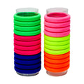 High Quality Mixed Color Rubber Bands - 24 Pcs