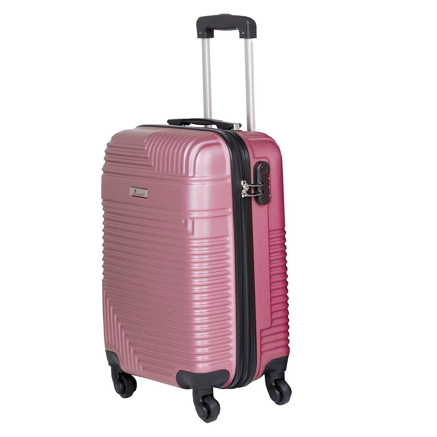 American Flyer Luggage Bag 20 Inch Cabin Size Luggage Trolly - Rose Gold