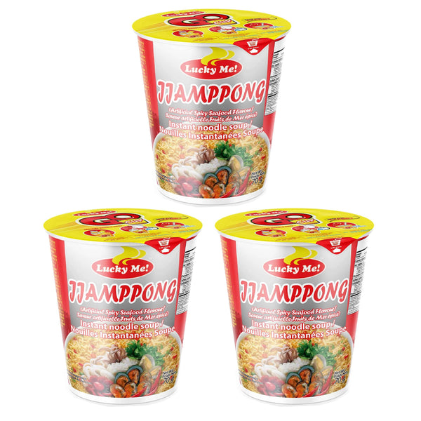 Lucky Me Jjampong Mami Cup Noodles - 70g × 3Pcs (Offer)