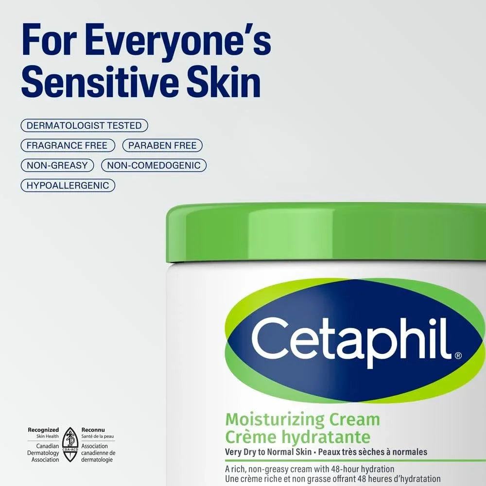 Cetaphil Moisturizing Cream For Very Dry To Normal Skin - 453g