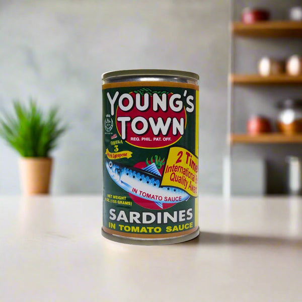 Youngs Town Green Sardines in Tomato Sauce Easy Open 155g