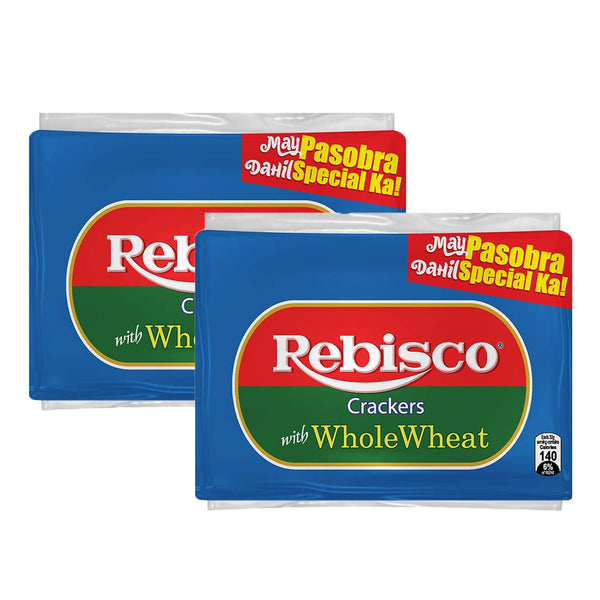 Rebisco Crackers Whole Wheat Pack of 10 x 32gm (1+1) Offer