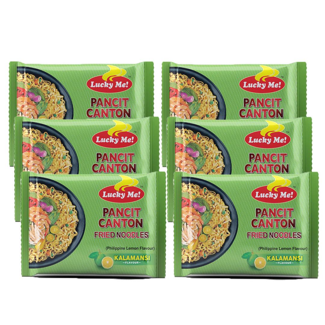 Lucky Me Pancit Canton Kalamansi 60g Pack of 6
