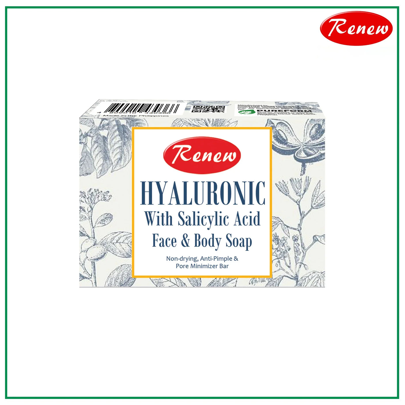 Renew Hyaluronic With Salicylic Acid Face & Body Soap - 135g