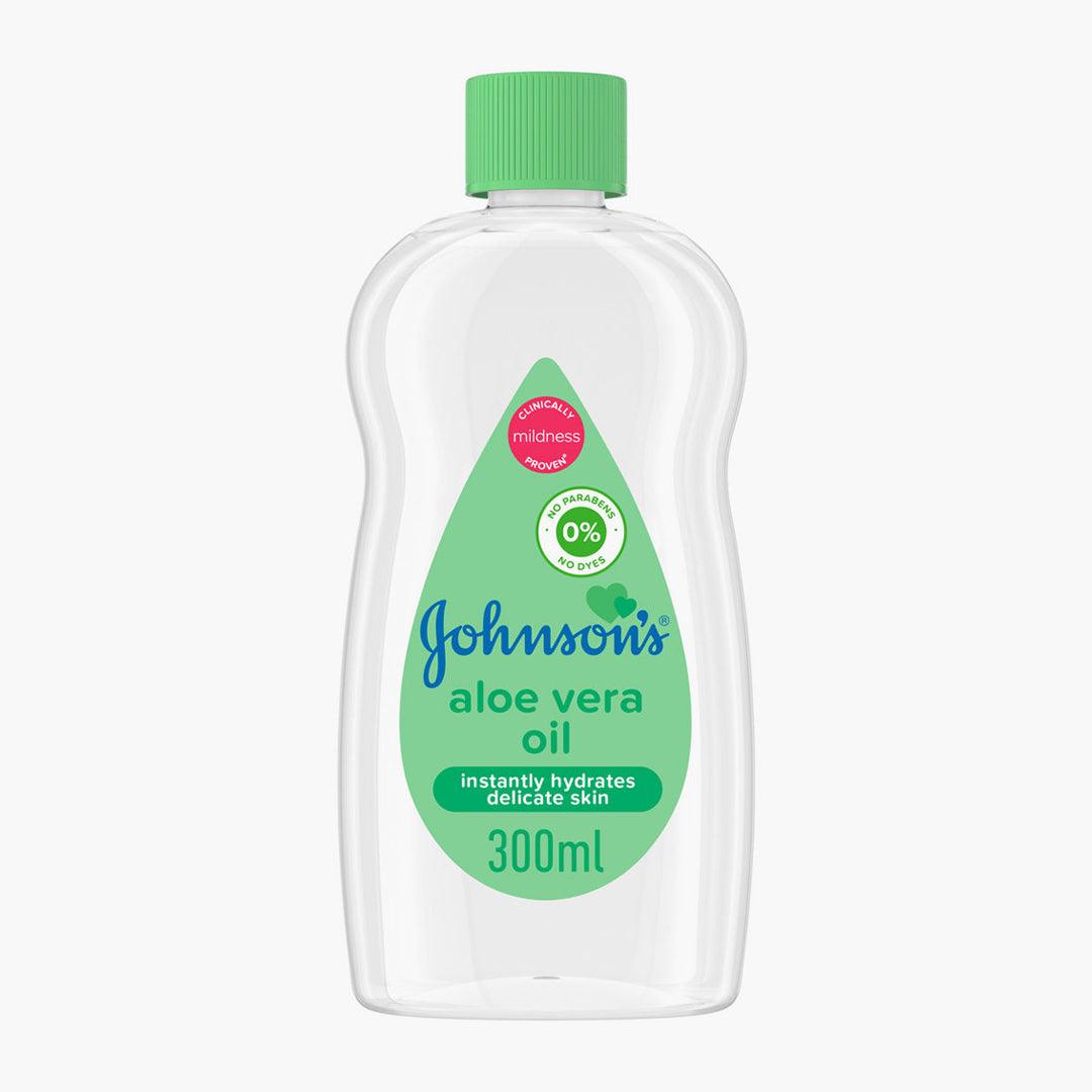 Johnson's Baby Oil With Aloe Vera & Vitamin E - 300ml