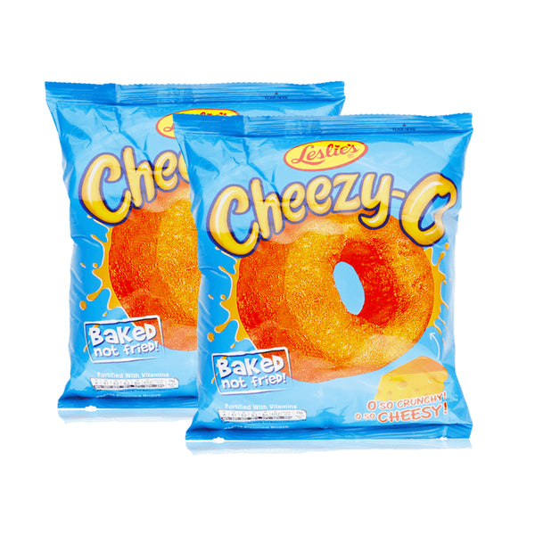 Leslie's Baked Cheezy-O Corn Snack - 60g (1+1) Offer