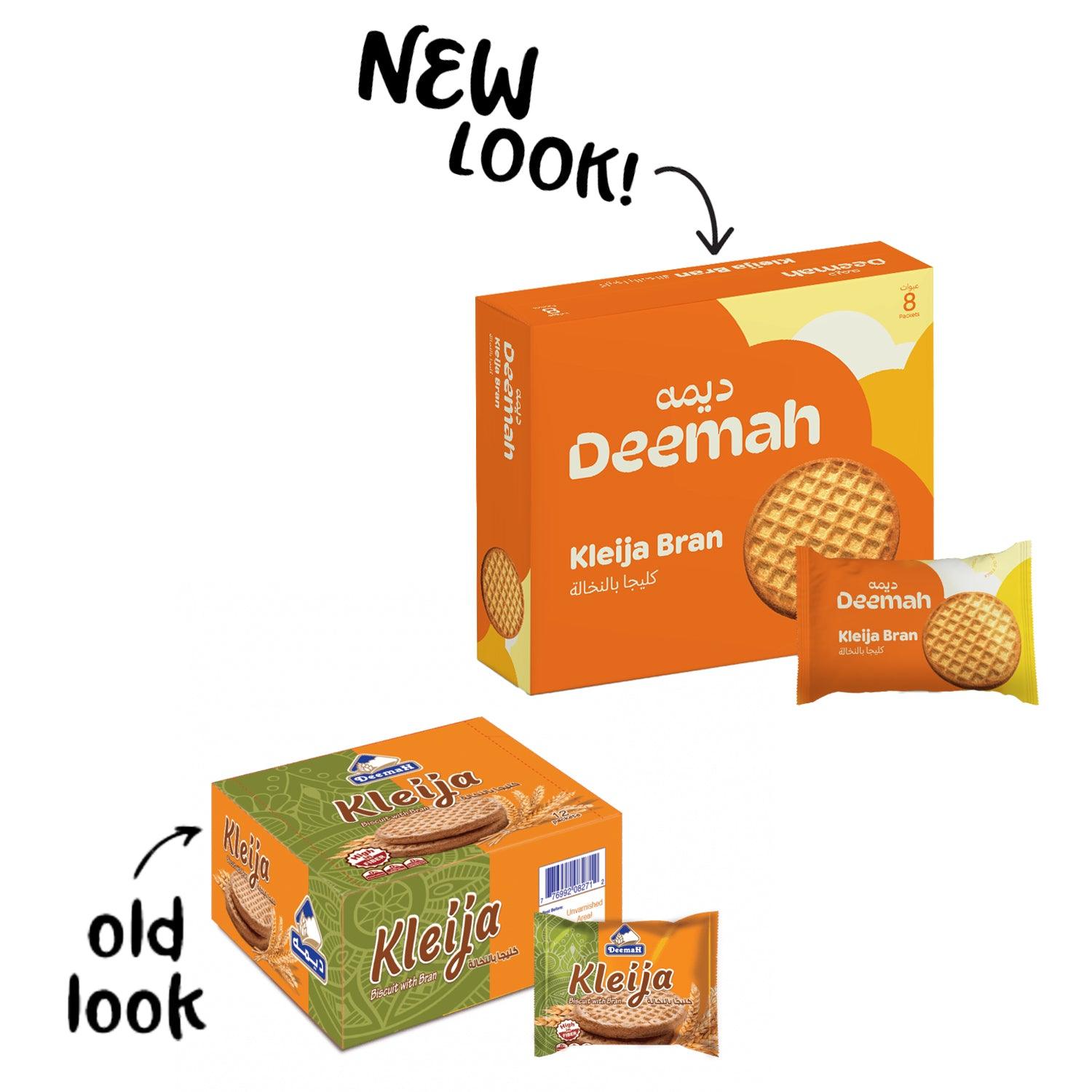 Deemah Kleija Biscuit With Bran - 8 Packets (Offer)