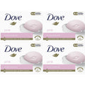 Dove Pink Soft & Smooth Skin Soap Bar - 4 x 135g