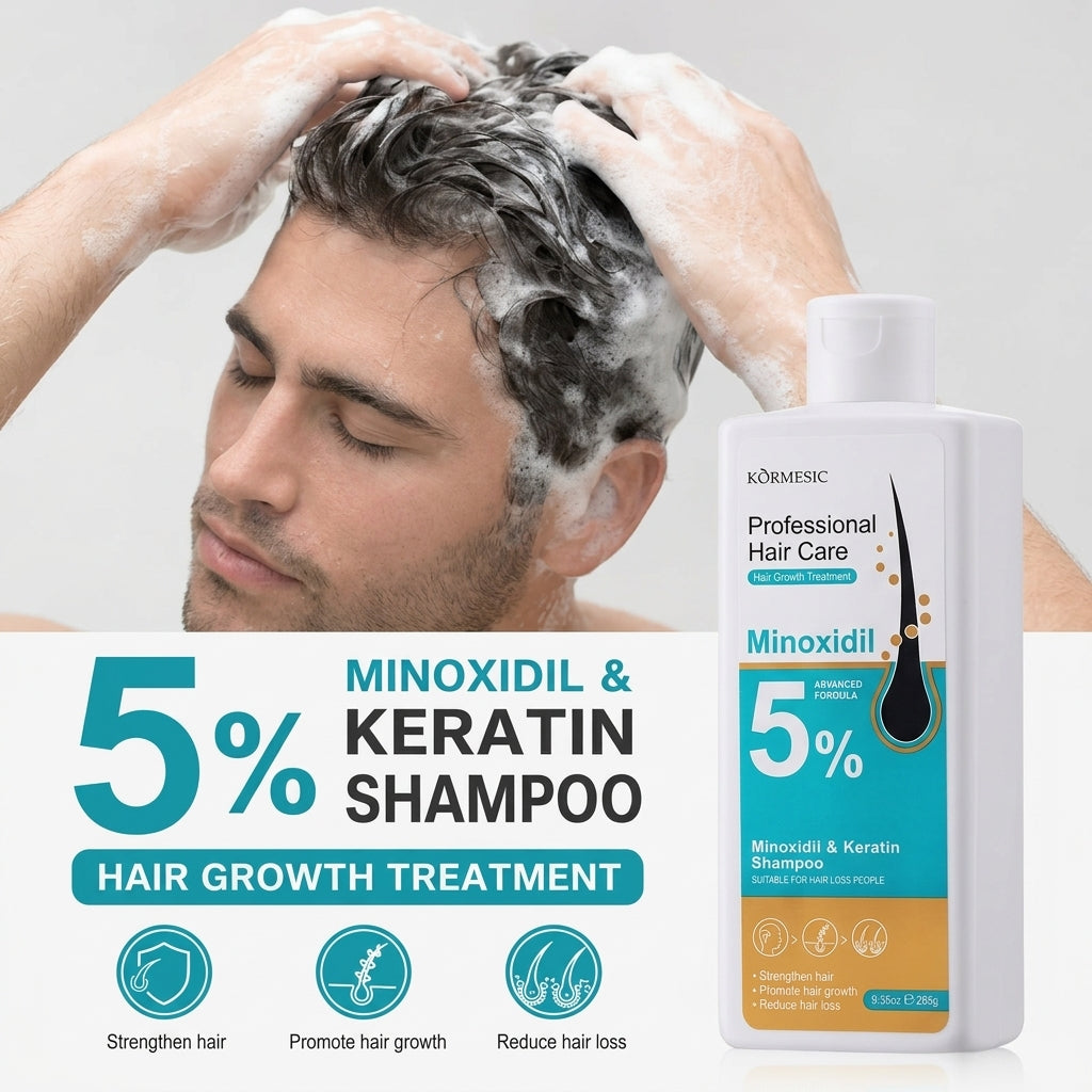 Kormesic 5% Minoxidil & Keratin Shampoo - 265g