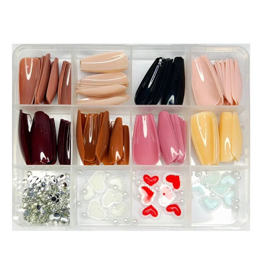 Nails Decoration 3D Multi Shapes Fake Nails