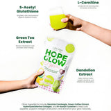 Luna Aura Hope Glow Crystal Honeydew Green Tea - 10 Sachets x 18g