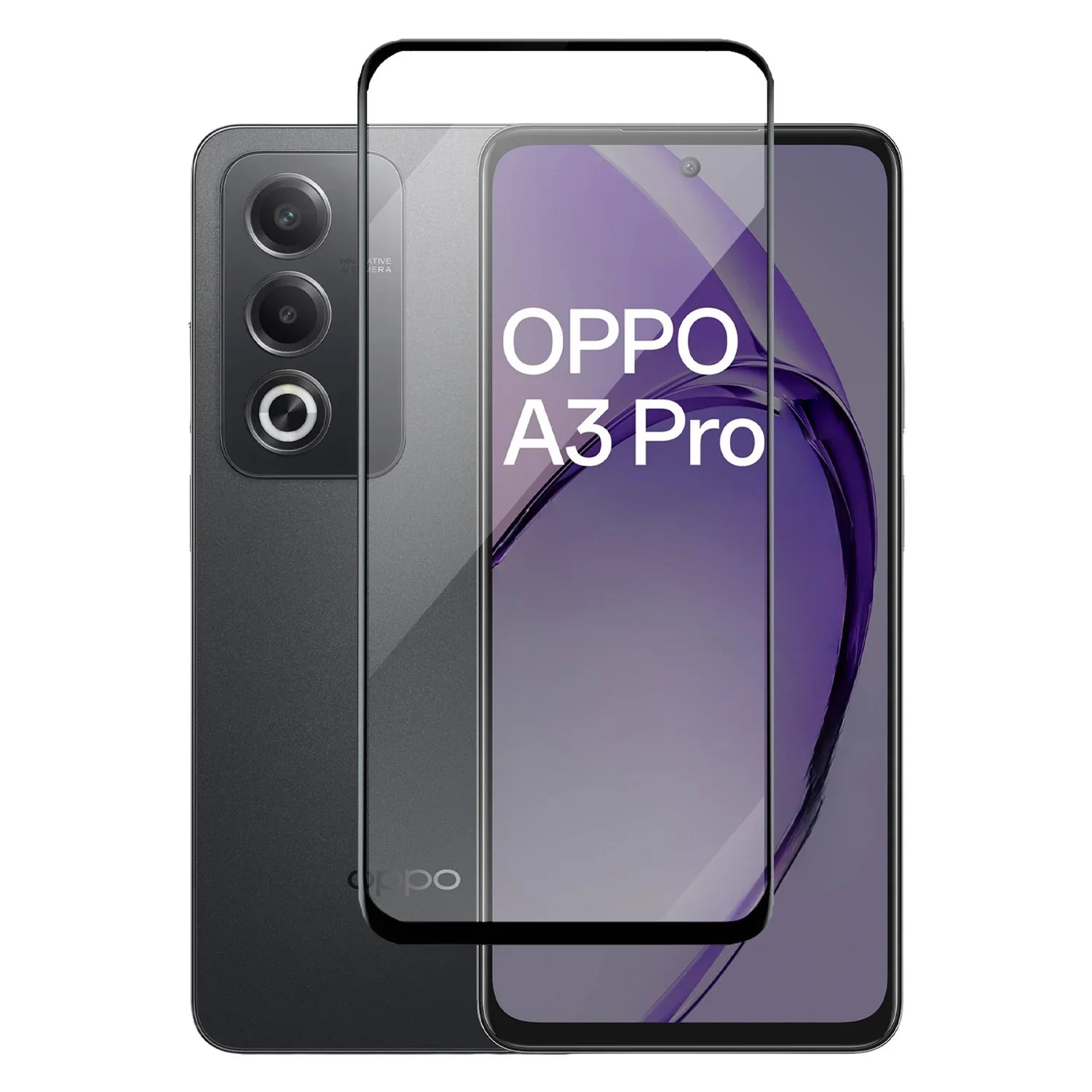 زجاج حماية عالي الدقة لهاتف Oppo A3 Pro