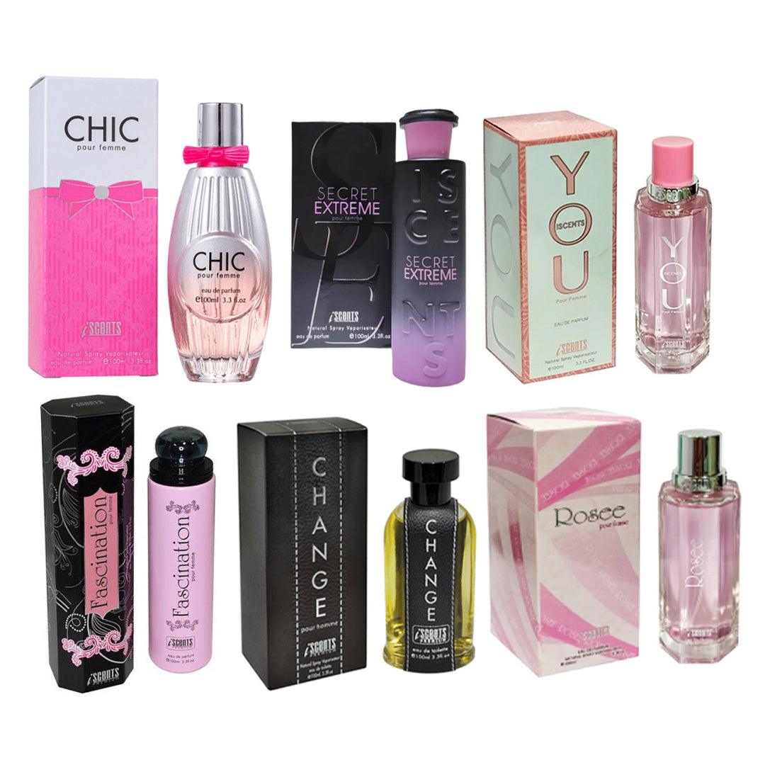 Popular Women Perfumes 100ml × 6 Pcs (PR-62)