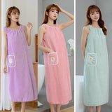 Sleeveless Quick-Dry Wearable Bath Towel