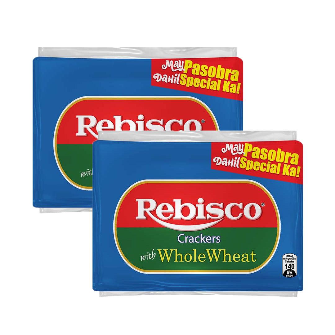 Rebisco Crackers Whole Wheat Pack of 10 x 32gm (1+1) Offer