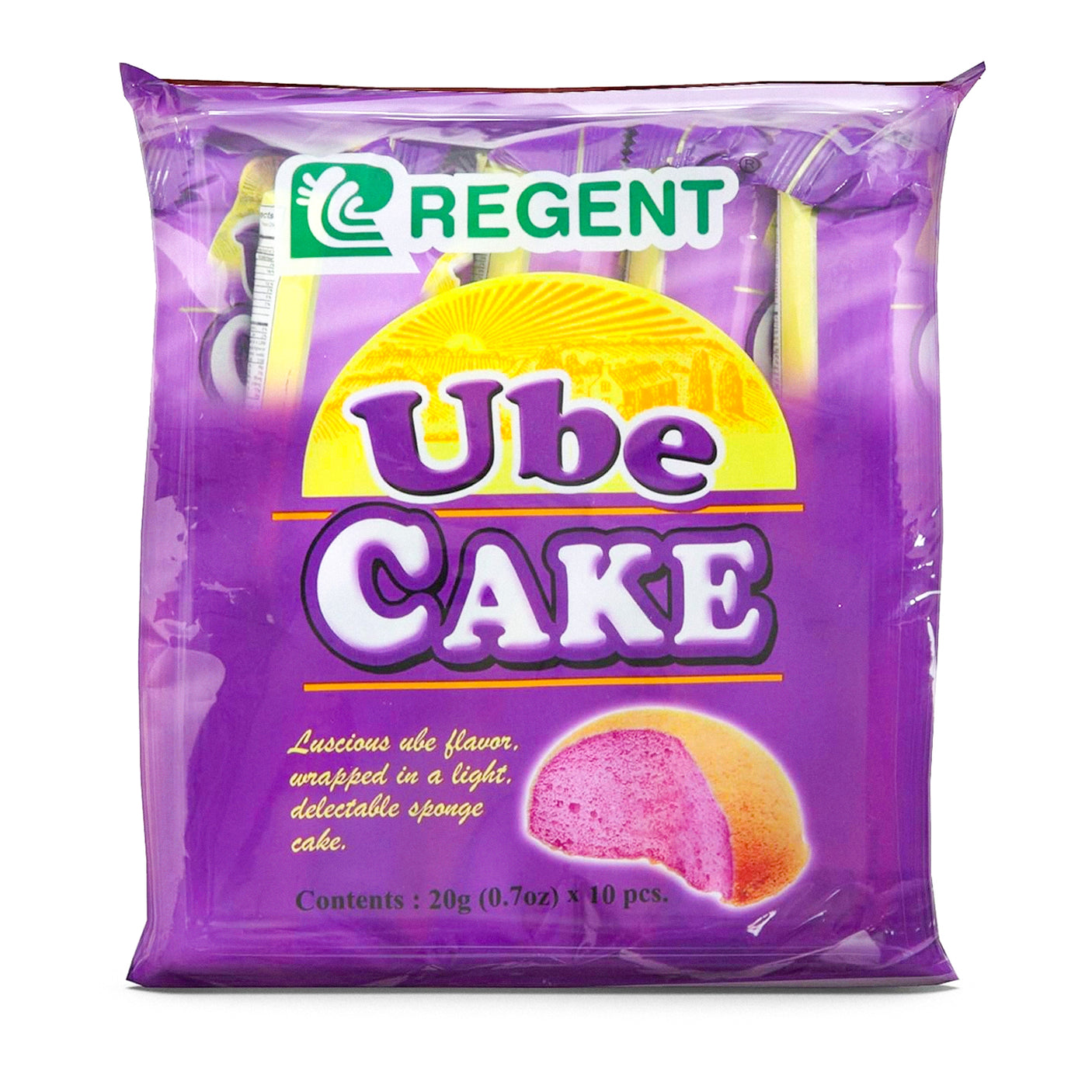 Regent Ube Cake - 20g x 10 Pcs