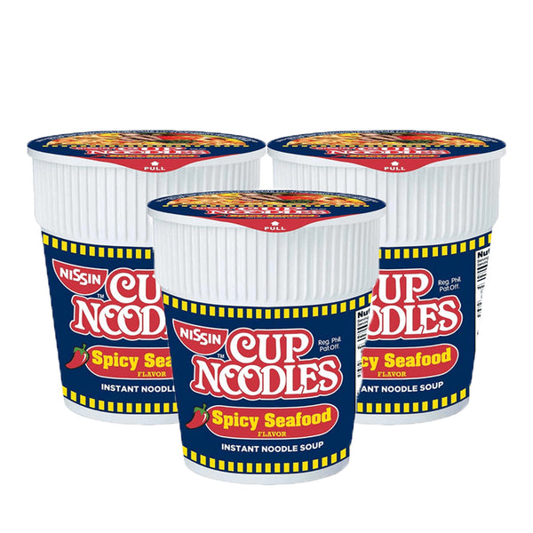 Nissin Cup Noodles Spicy Seafood 60g (2+1) Offer