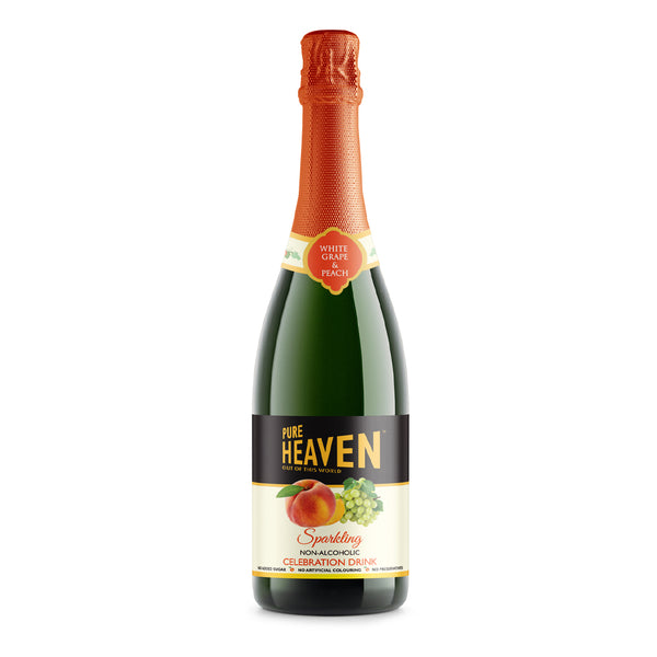 Pure Heaven White Grape & Peach Non-Alcoholic Celebration Drink - 750ml