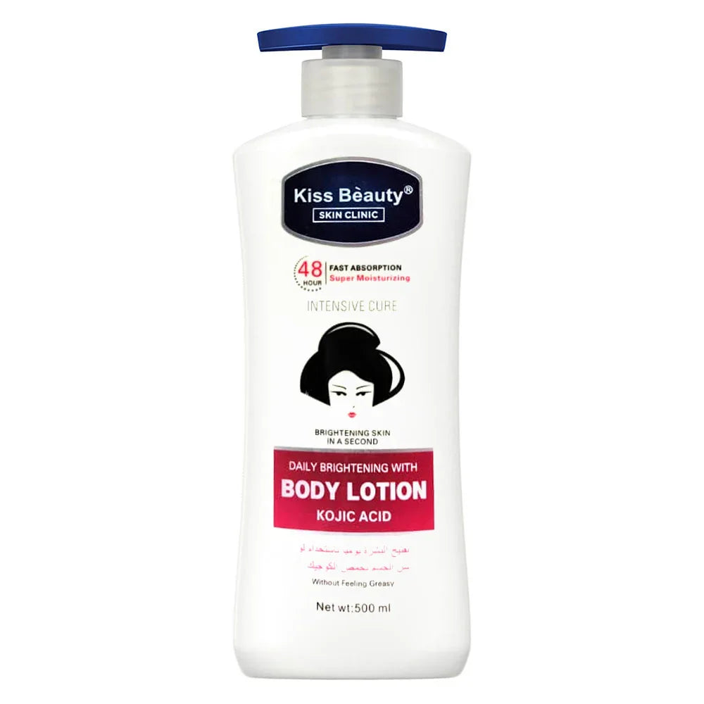 Kiss Beauty Daily Brightening With Kojic Acid Body Lotion - 500ml