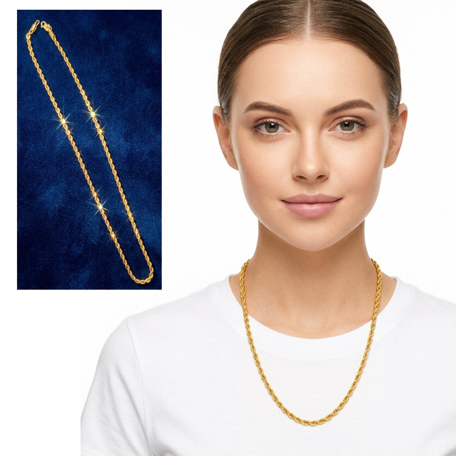 Women's High Quality Stainless Steel Gold Chain GC-01