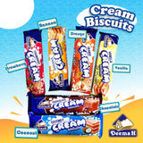 Deemah Cream Biscuits Assorted Combo - 90g × 6Pcs (Offer)