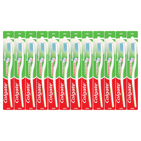 Colgate Premier Clean Soft Toothbrush - 12 Pcs (Offer)
