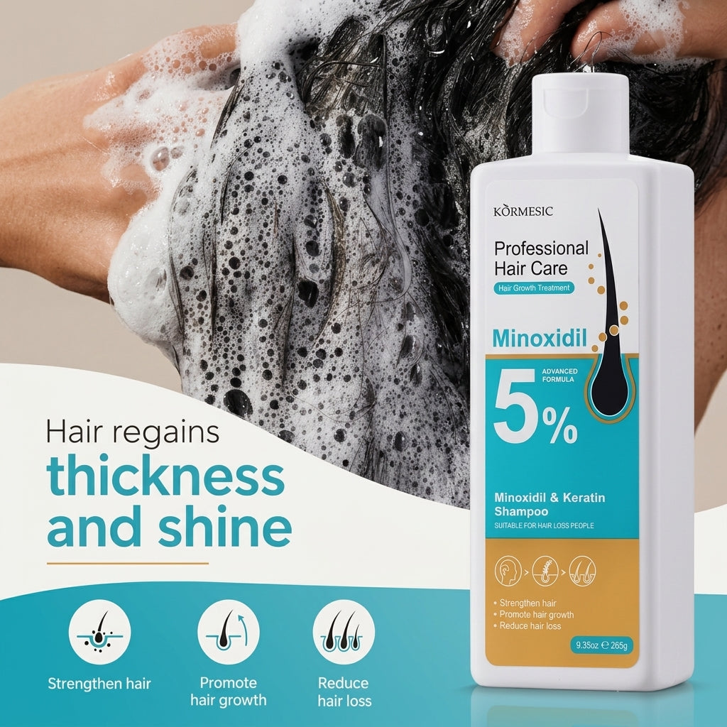 Kormesic 5% Minoxidil & Keratin Shampoo - 265g