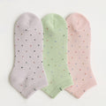 Soft Elastic Ankle Socks - 3 Pairs B-202-5