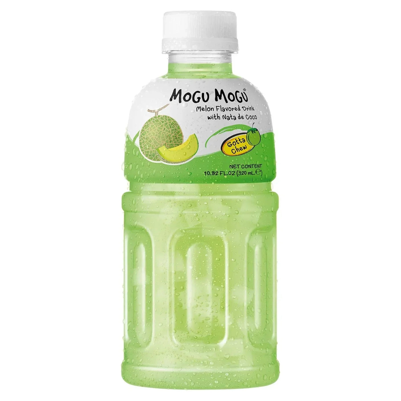 Mogu Mogu Melon Juice With Nata De Coco - 320ml × 6 Pcs