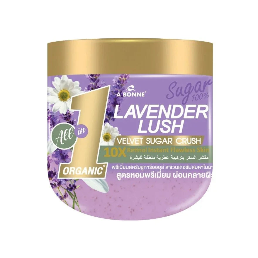 A Bonne Lavender Lush Velvet Sugar Crush Scrub - 600g