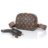 Women's Classic Design Crossbody Bag With Two Straps - 3015#