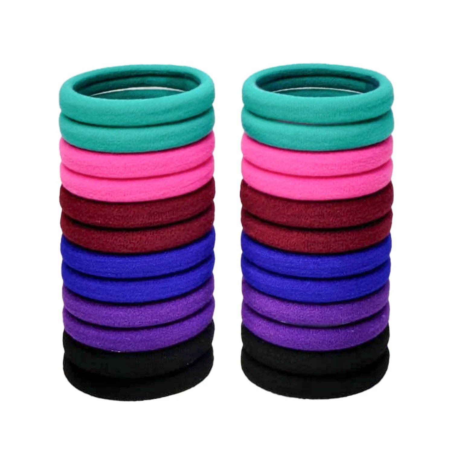 High Quality Mixed Color Rubber Bands - 24 Pcs (C6)